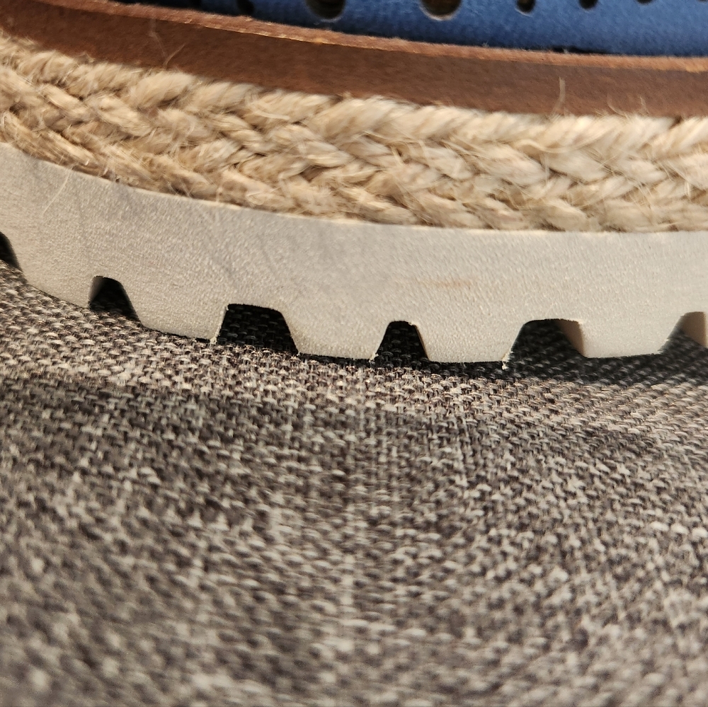 Nine West Blue Perforated Loafers - Picture 7 of 7